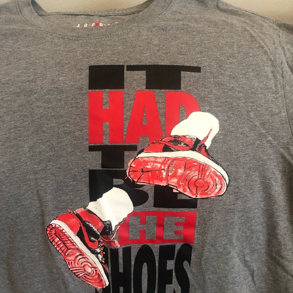 Men’s Nike Jordan Tshirt, Grey, XL - Picture 2 of 4